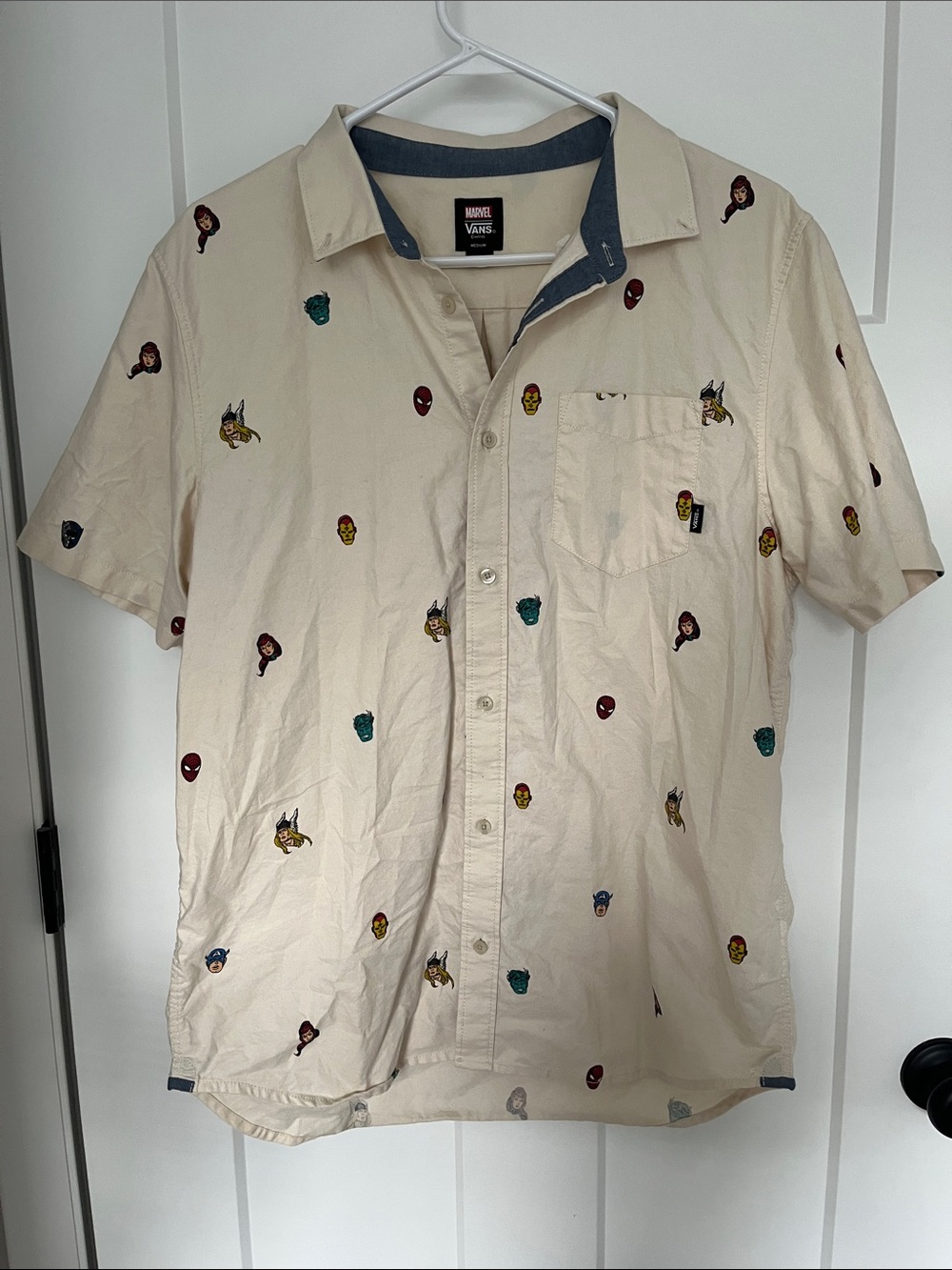 Men’s Vans X Marvel Button Up